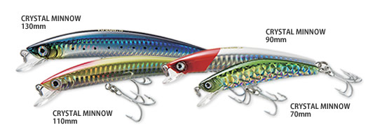 DUEL&YO-ZURI CRYSTAL MINNOW (F)/(S)       